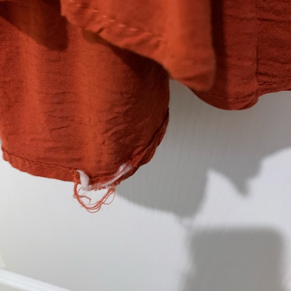 Torrid size 3 sienna orange babydoll top. - Picture 4 of 4